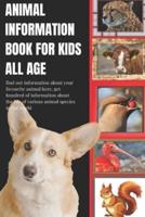 Animal Information Book for Kids All Age (50 Birds & 50 Animals)