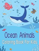 Ocean Animals Coloring Book For Kids
