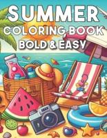 Summer Coloring Book Easy & Bold