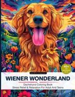 Dachshund Coloring Book With Fan Facts For Adult And Teens
