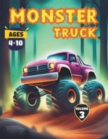 Monster Truck Coloring Book for Kids