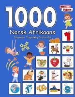 1000 Norsk Afrikaans Illustrert Tospråklig Ordforråd (Svart Og Hvit Utgave)