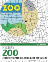 Mystery Zoo Color By Number Coloring Book for Adults