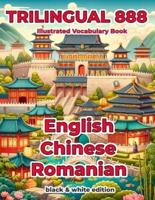 Trilingual 888 English Chinese Romanian Illustrated Vocabulary Book
