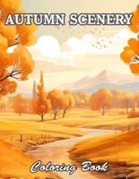Autumn Scenery Coloring Book