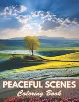 Peaceful Scenes Coloring Book