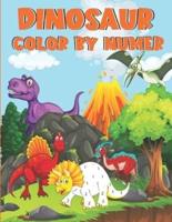 Dinosaur Color by Number