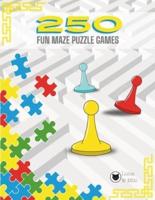 250 Fun Maze Puzzle Games Maze Book for Kids Ages 4-8