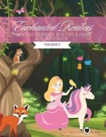 Mermaid, Princess, Unicorn & Fairy Coloring Book for Girls