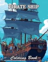 Pirate Ship Coloring Book for Adult