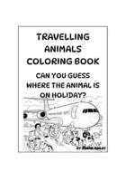 Travelling Animals Coloring Book