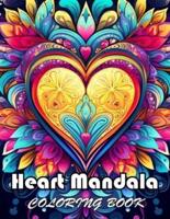 Heart Mandala Coloring Book