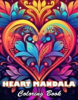 Heart Mandala Coloring Book