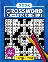 2025 Crossword Puzzle Books For Seniors Large Print With Solutions