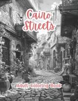 Cairo Streets Adult Coloring Book Grayscale Images By TaylorStonelyArt