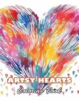 Artsy Hearts Coloring Book