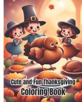 Cute and Fun Thanksgiving Coloring Book