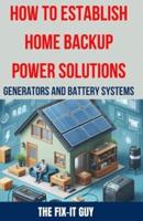 How to Establish Home Backup Power Solutions - Generators and Battery Systems