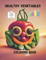 Healthy Vegetables Coloring Book