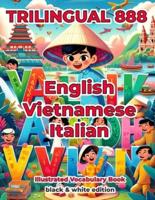 Trilingual 888 English Vietnamese Italian Illustrated Vocabulary Book