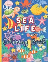 Sea Life Coloring Book for Children