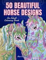 50 Beautiful Horses Coloring Book