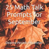 25 Math Talk Prompts for September