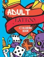 Adult Tattoo Coloring Book