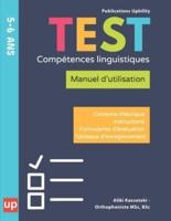 TEST Compétences Linguistiques 5-6 Ans