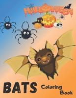 Halloween Bats Coloring Book: Halloween Coloring Book, Trick or Treat