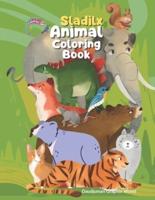 Sladilx Animal Coloring Book