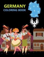Germany Coloring Book: Germany Coloring Book For Girls