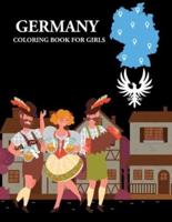 Germany Coloring Book For Girls: Germany Coloring Book For Kids Ages 4-12