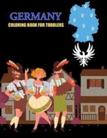 Germany Coloring Book For Toddlers: Germany Coloring Book