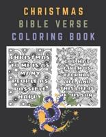 Christmas Bible Verse Coloring Book: 40 motivational Christmas Bible verses  and quotes for coloring