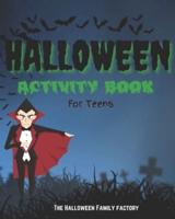 Spooky Halloween Activity Book : For Teens