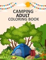 Camping Adult Coloring Book