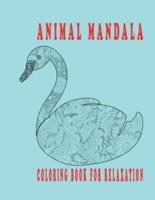 Animal Mandala Coloring Book for Relaxation