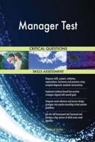 Manager Test Critical Questions Skills Assessment