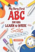 My very first ABC Books for Kids learn to write with picture more (School Zone Get Ready!TM )
