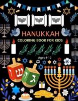 Hanukkah Coloring Book For Kids Ages 4-12
