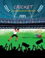 Cricket Coloring Book For Kids Ages 4-12: Cute Cricket Coloring Book