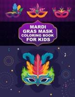 Mardi Gras Mask Coloring Book For Kids