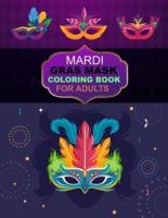 Mardi Gras Mask Coloring Book For Adults