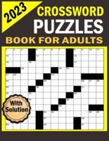 2023 Crossword Puzzles Book For Adults With Solution