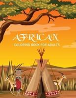 African Coloring Book For Adults
