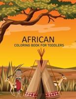 African Coloring Book For Toddlers