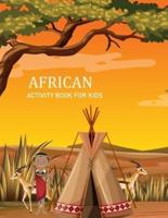 African Activity Book For Kids