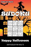 Easy to Hard Sudoku Happy Halloween