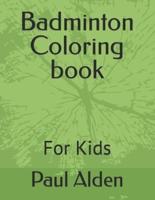 Badminton Coloring Book